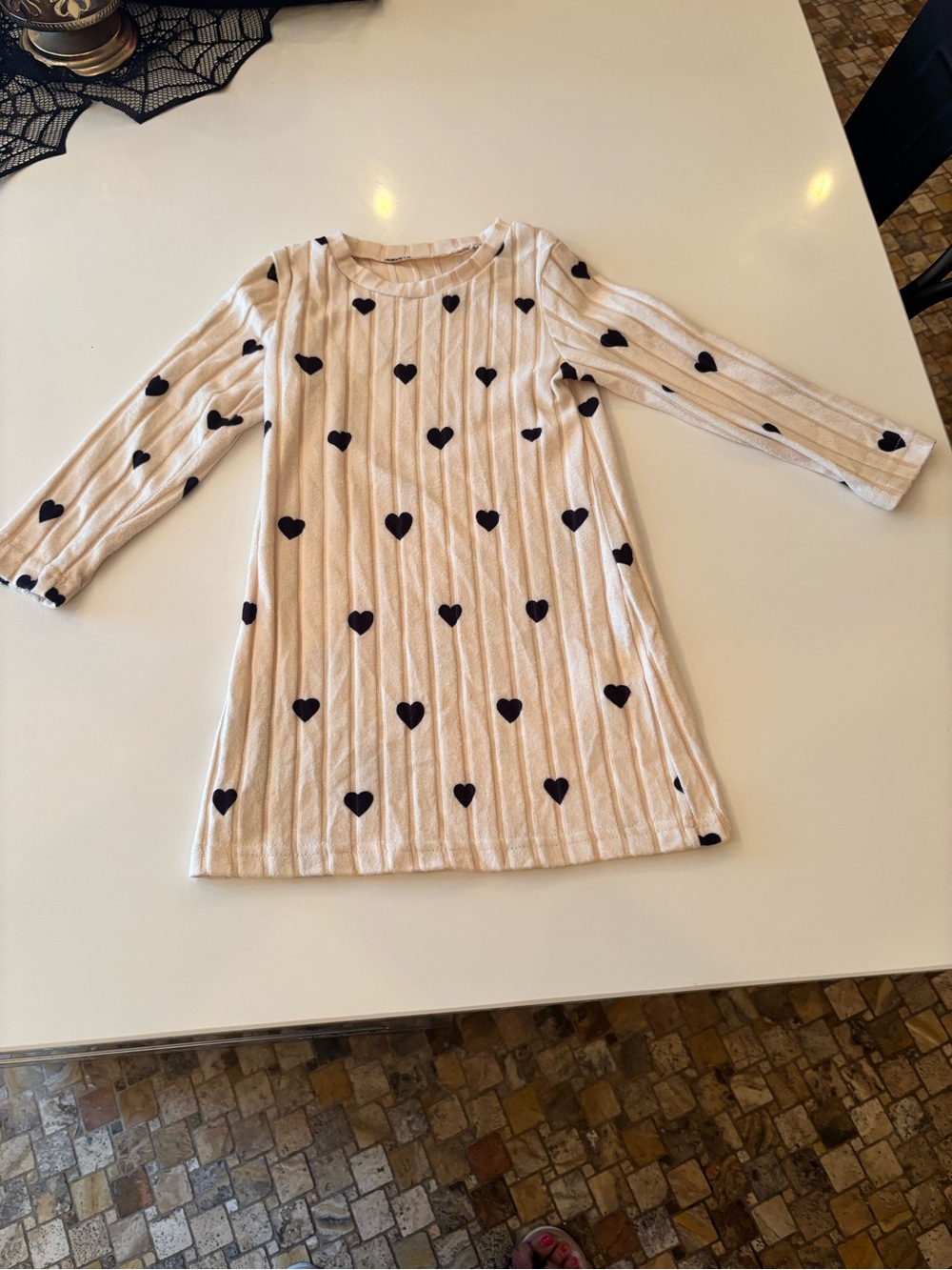 Toddler girls heart dress 4t